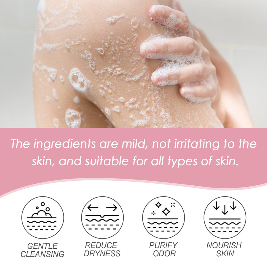 Onion Biotin Body Wash for Odor Control and Soft Skin