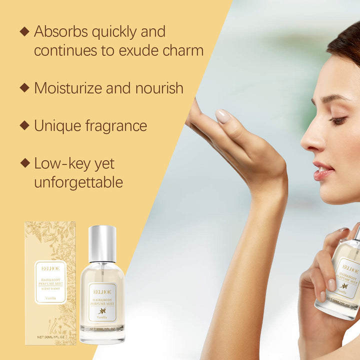 Vanilla Hair and Body Mist for Long-Lasting Fragrance