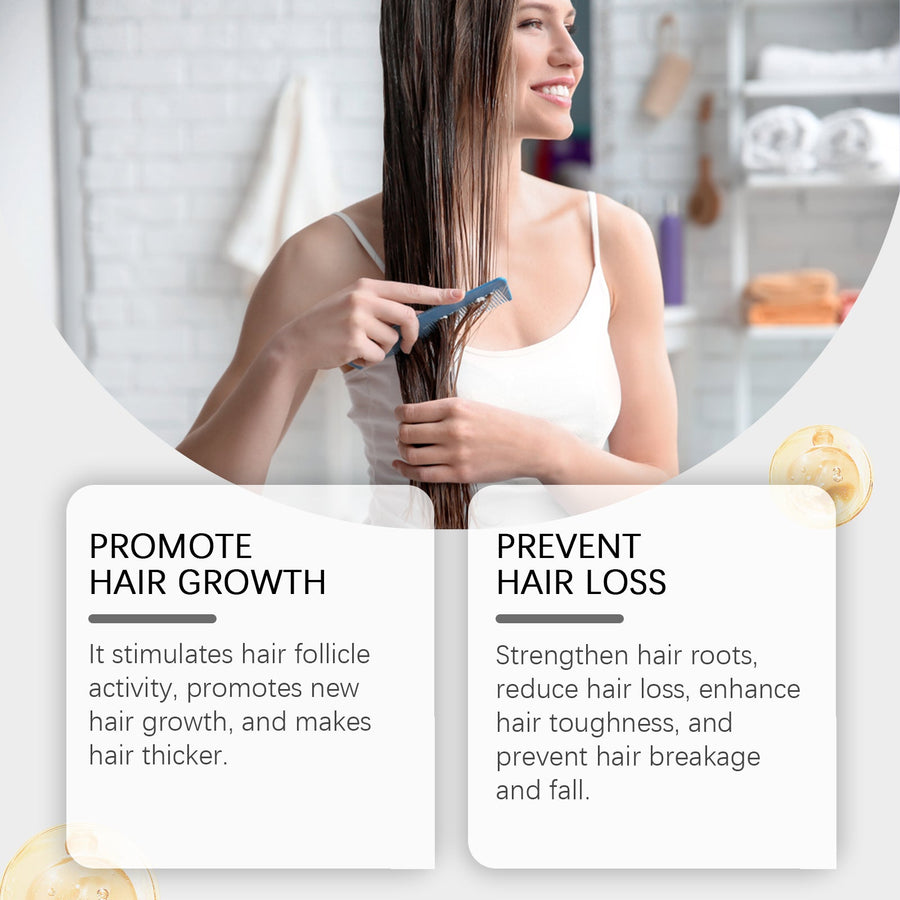 Onion Hair Oil for Dry Hair & Thicker-Looking Strands