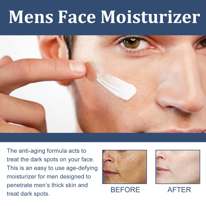 Men's Face Cream for Wrinkles, Dark Circles & Dry Skin