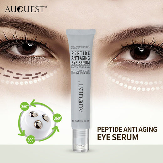 Peptide Eye Serum Cream with Triple Rollerball Massage