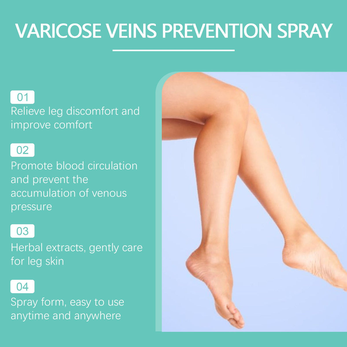 Leg Treatment Spray Leg Massage Treatment Spray Herbal Essen