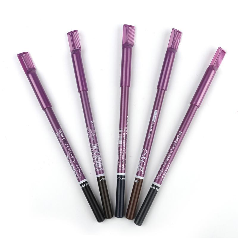 Waterproof Eyebrow Pencil With Built-In Brow Comb Duo