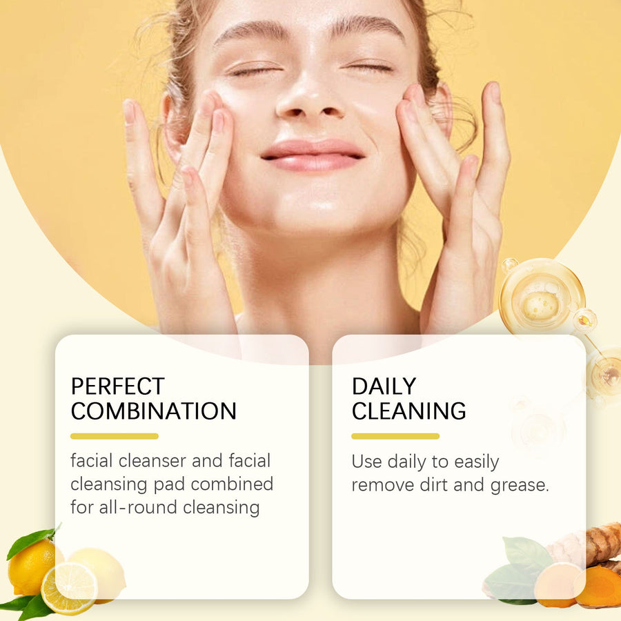 Turmeric Facial Cleansing Set for Fresh, Glowing Skin