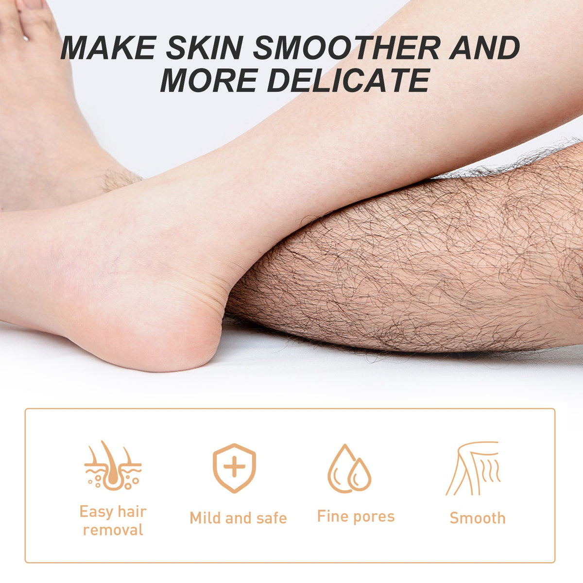 Coconut Hair Removal Cream for Sensitive Skin, Full Body