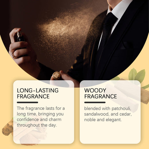 Men's Woody Fragrance for Lasting Confidence & Charm