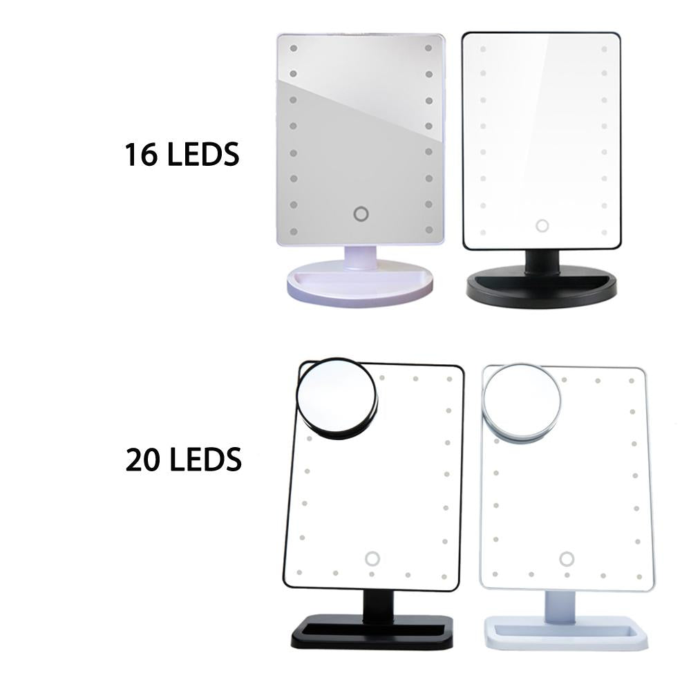 LED Lighted Vanity Mirror — Crystal-Clear Makeup