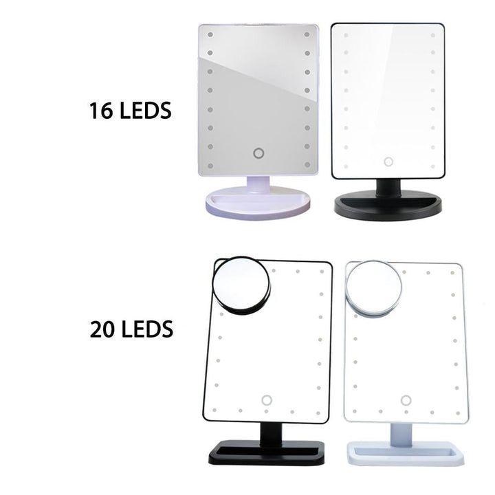 LED Lighted Vanity Mirror — Crystal-Clear Makeup