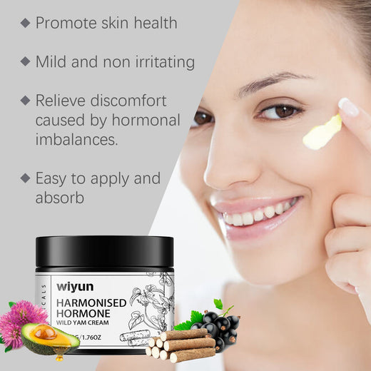 Wild Yam Cream for Hormonal Skin Balance & Comfort