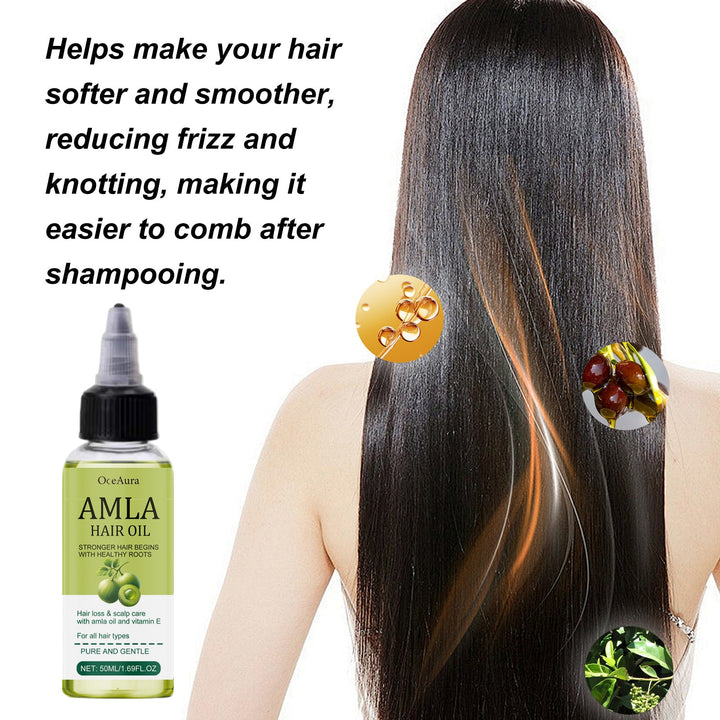 Hair Oil for Dry Frizzy Hair, Smoother Easier Combing