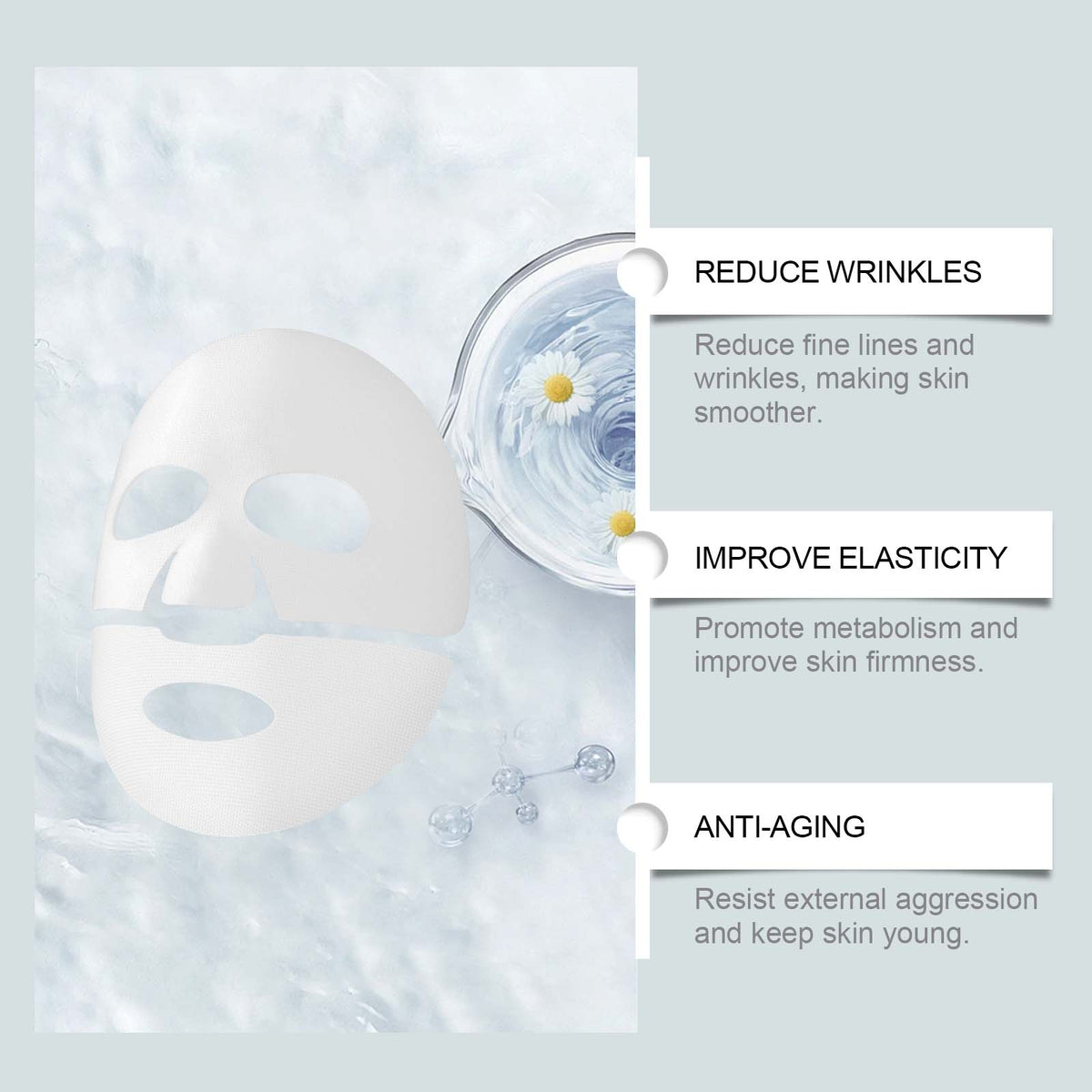 Collagen Sheet Mask for Fine Lines & Sagging Skin