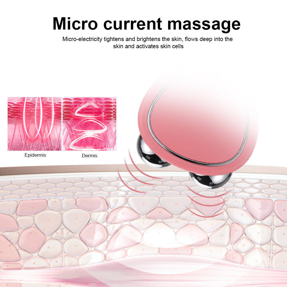 EMS Microcurrent Facial Roller — Sculpt, Lift & Firm Skin