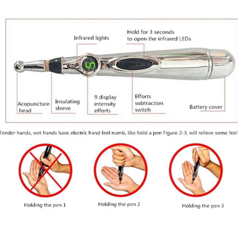 Electric Meridian Massage Pen for Targeted Facial Care