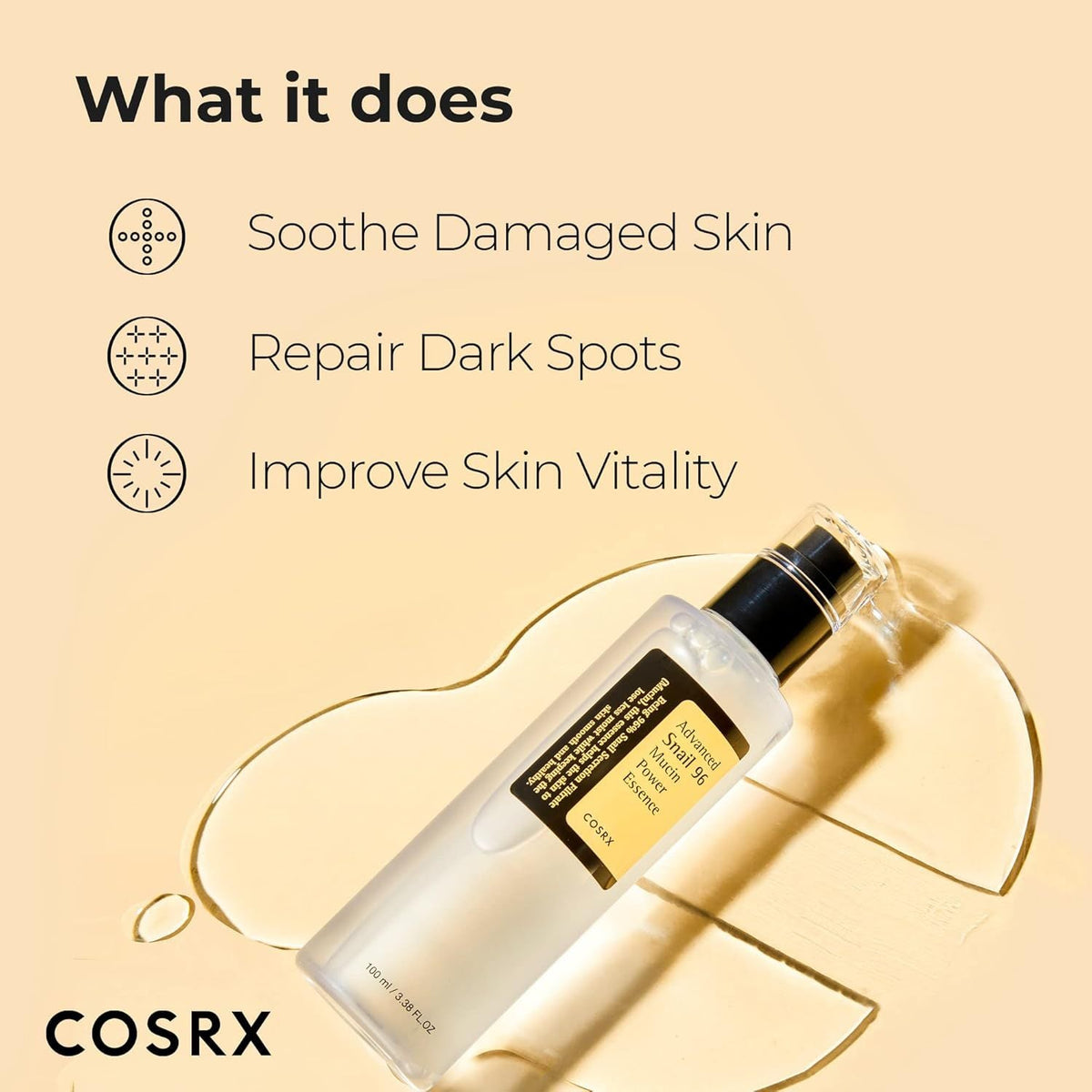 Snail Mucin Essence for Lightweight Skin Hydration
