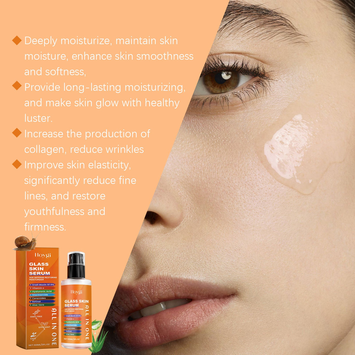 Snail Mucin Essence 97.5% Anti-Aging Face Serum