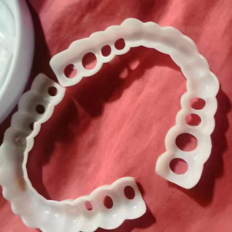 Costume Dental Braces — Realistic Fake Teeth, Upper & Lower