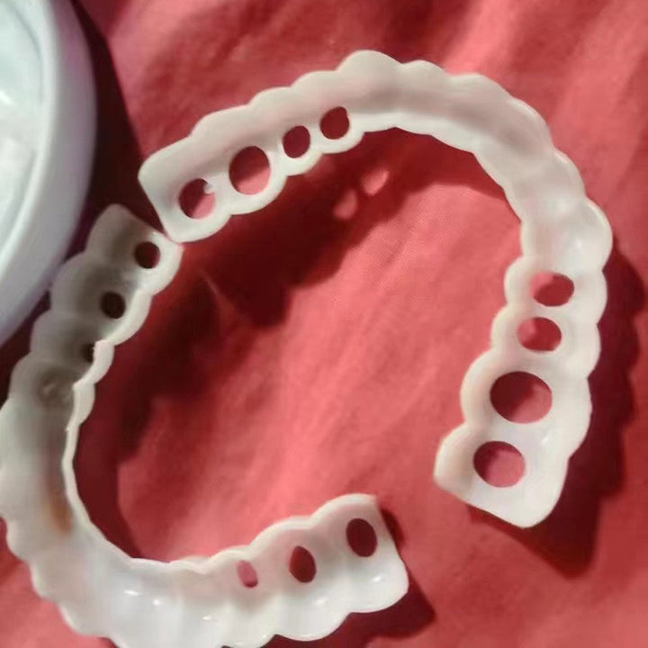 Costume Dental Braces — Realistic Fake Teeth, Upper & Lower