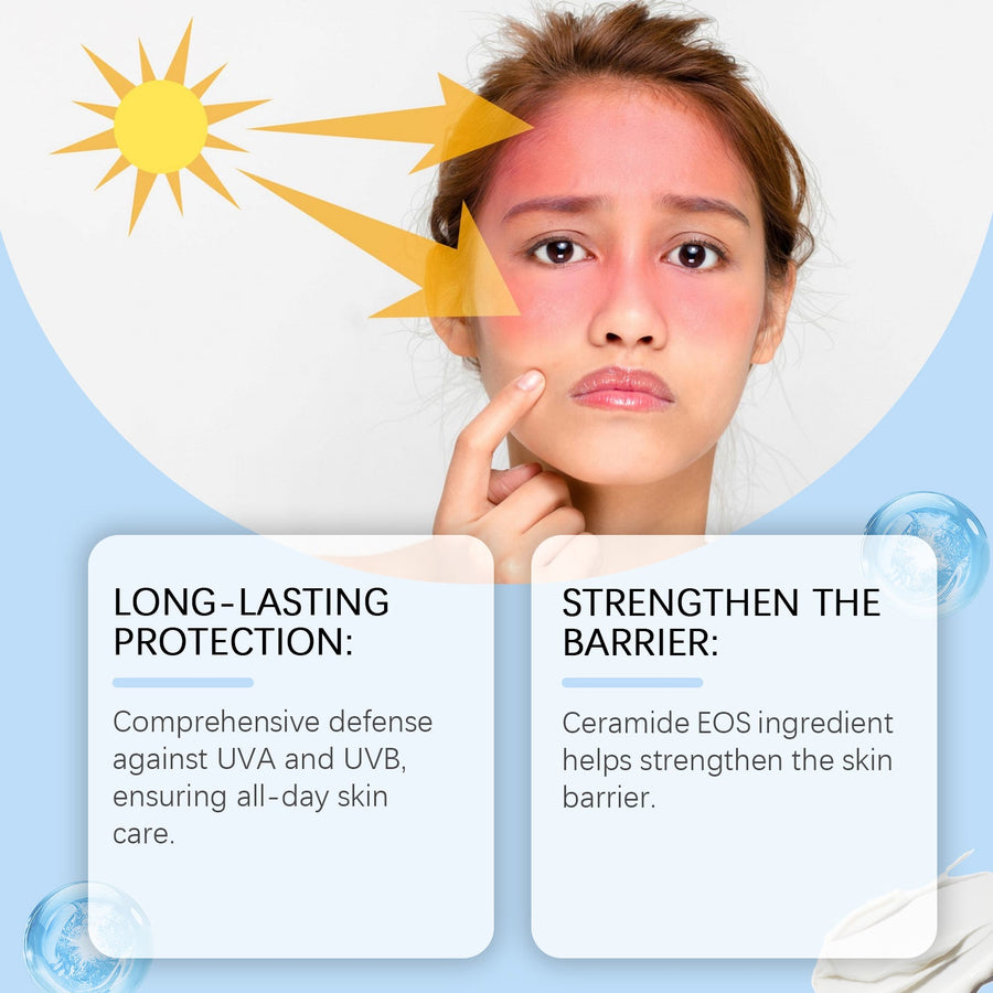 Ceramide SPF 50+ Cream — Lightweight Daily UV Barrier