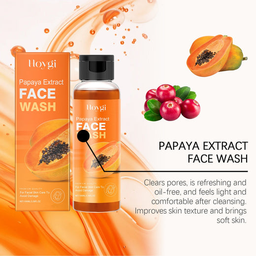 Papaya Face Wash for Gentle Hydrating Skin Cleansing