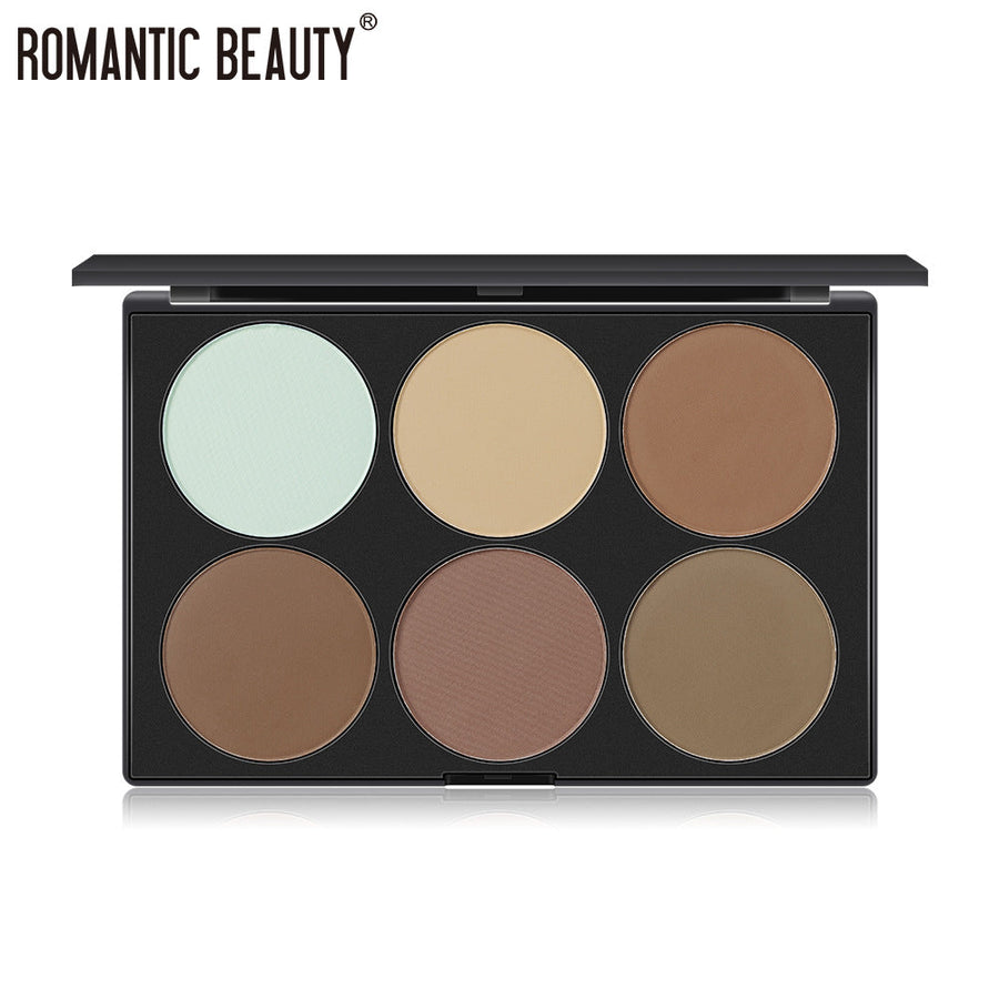 Face Contour and Highlight Palette for Sculpted Glow