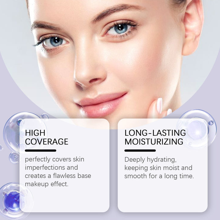 Cushion Concealer Foundation for Moisturized Coverage