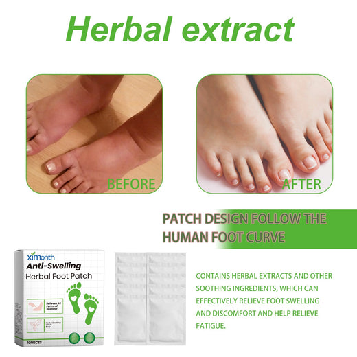 Herbal Foot Patches for Swelling & Better Sleep