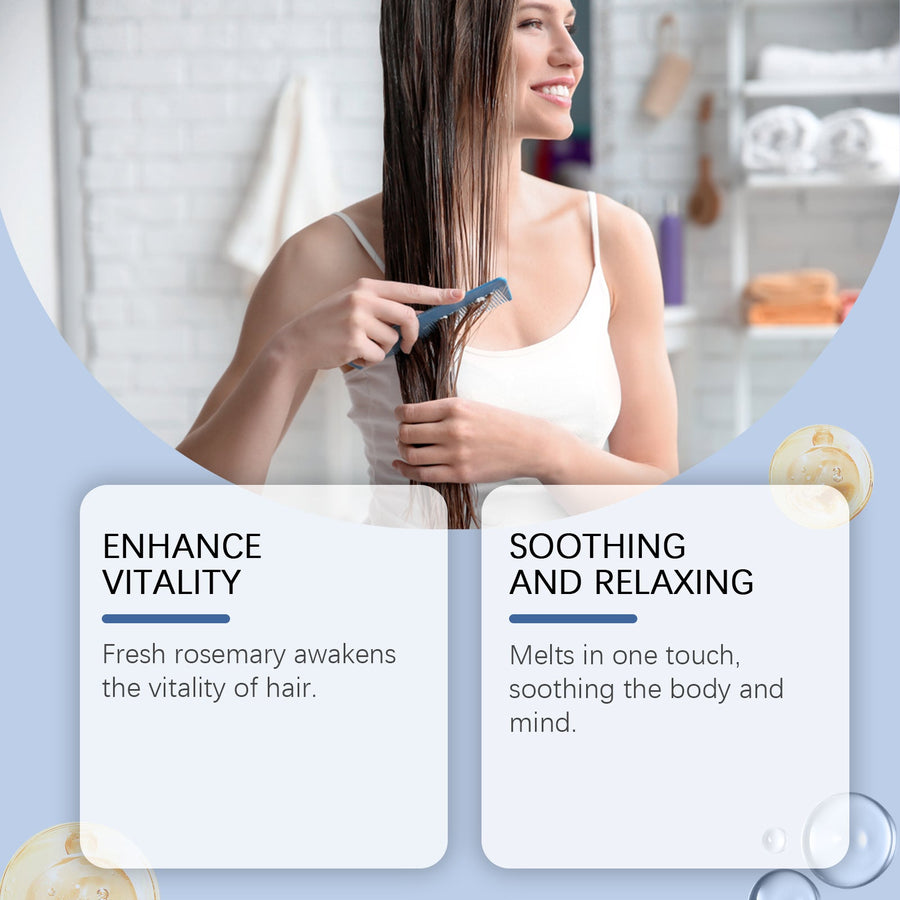 Rosemary Hair Oil for Smooth, Strong-Looking Hair