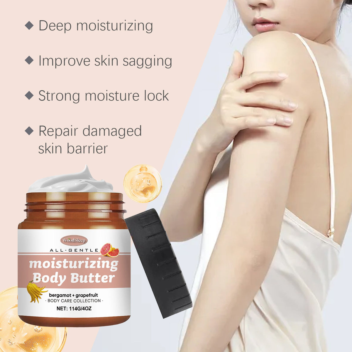 WoodSleep Body Butter — Firming Bergamot Grapefruit Cream