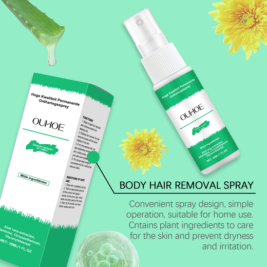 OUHOE Hair Removal Spray - Painless Smooth Skin Fast