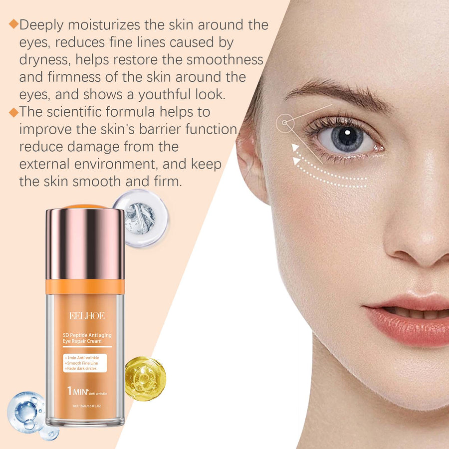 5D Peptide Eye Repair Cream for Fine Lines & Dryness