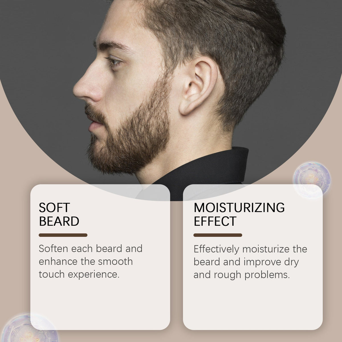 Unscented Beard Oil for Men – Soften, Moisturize, Easy Comb