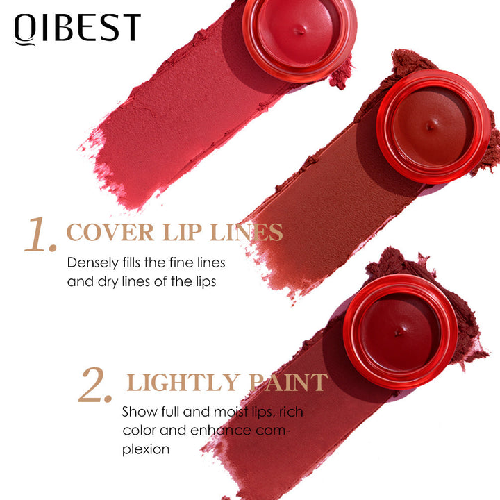 Matte Lip Mud for Soft-Focus, Blurred Velvet Color