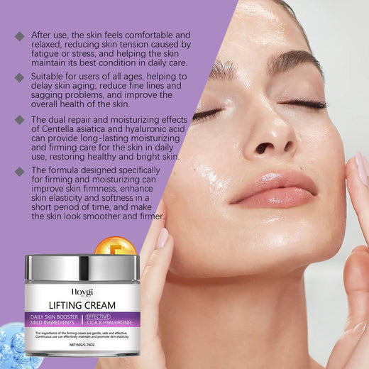 CICA Hyaluronic Acid Face Moisturizer for Firming Skin