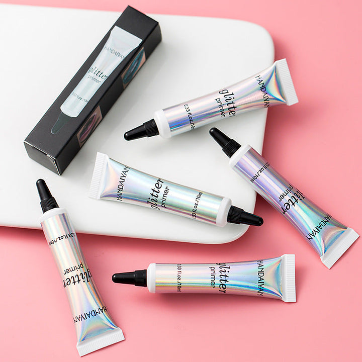 Glitter Makeup Primer for Long-Lasting Eyeshadow Color