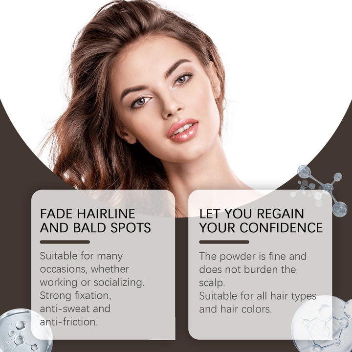 Brown Hairline Powder for Fuller-Looking Hair Coverage