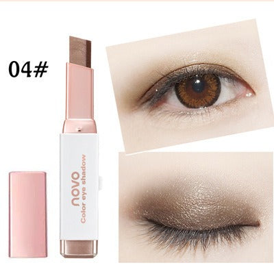 Dual-Tone Eyeshadow Stick for Fast Dimensional Looks