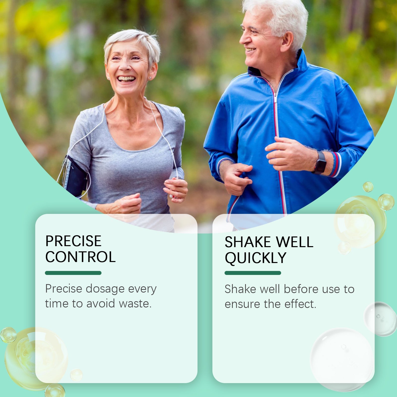 Young athletic woman in sports wear demonstrating active movement and energy with 'Portable Design' text overlay
