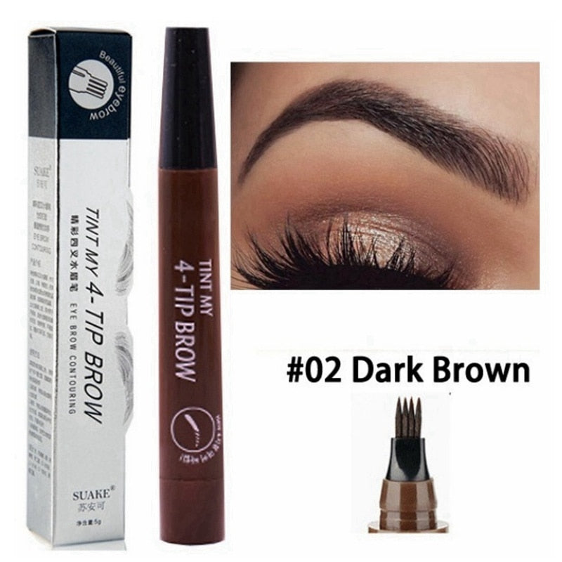 Waterproof Eyebrow Pencil for Natural Hair Strokes
