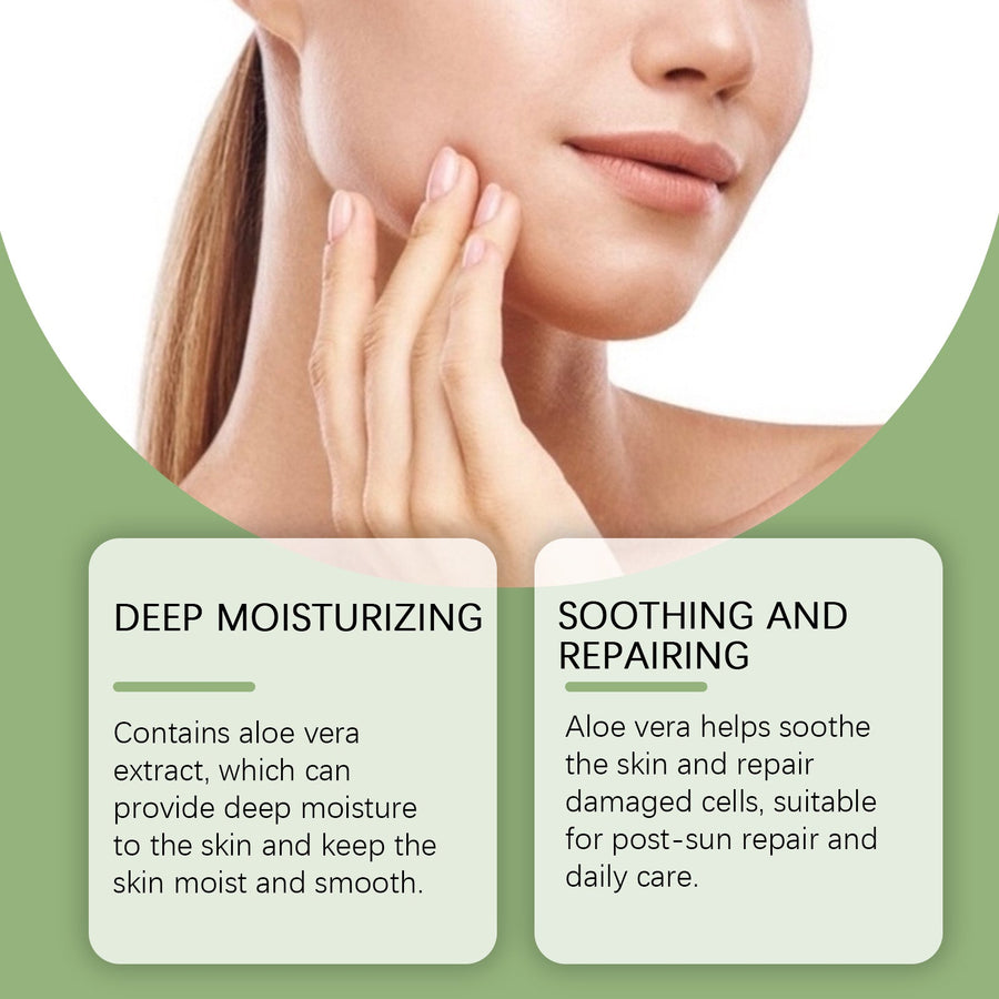 99% Aloe Vera Gel for Face - Soothes & Deep Moisturizes