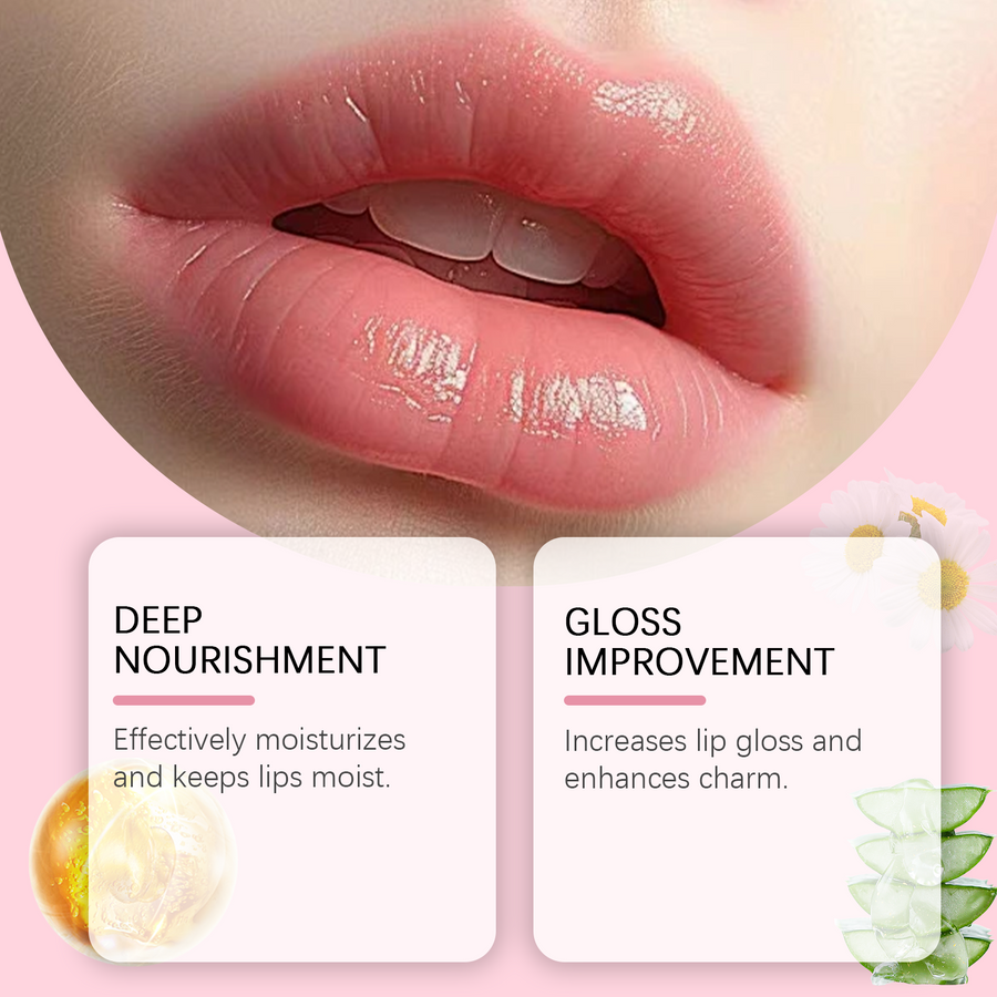 Ginger Lip Oil - Plumping Glass Roll-On for Dry Lips