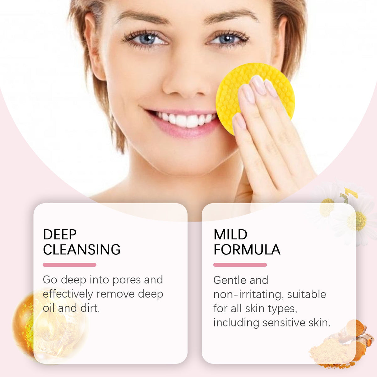 Turmeric Kojic Acid Cleansing Pads for Brighter Skin