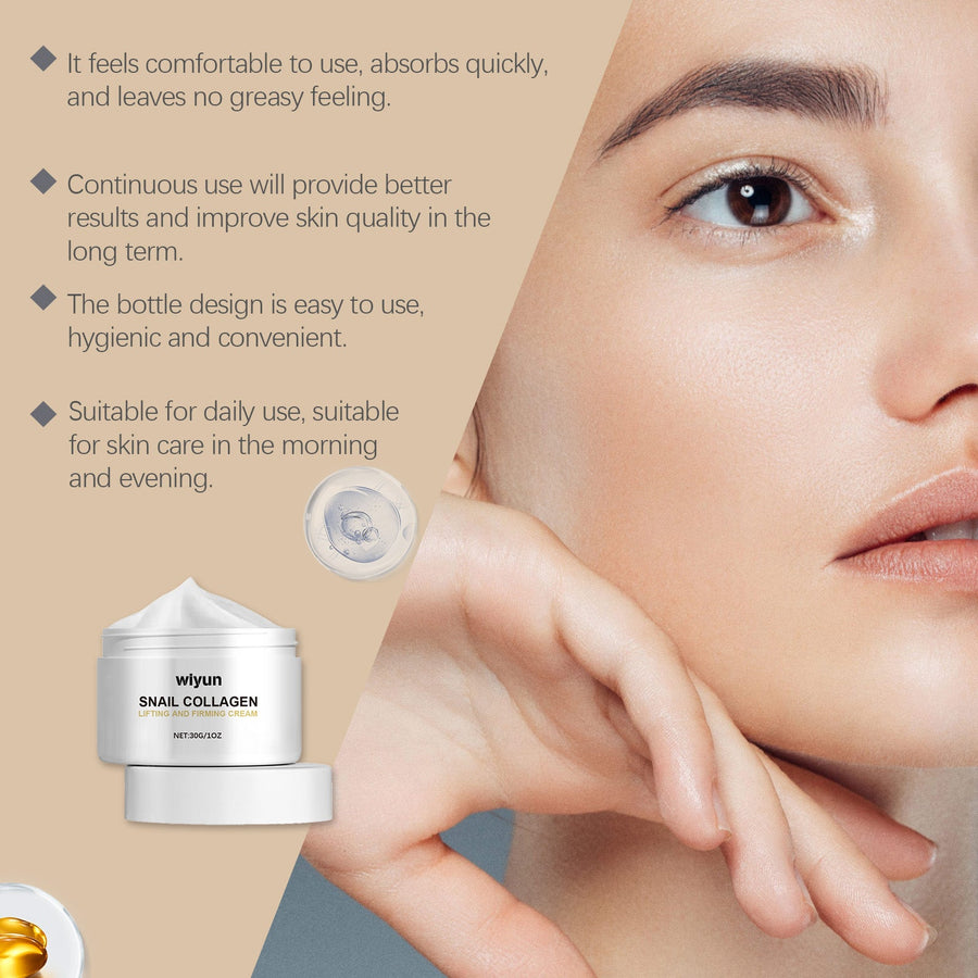 Snail Collagen Firming Cream for Fine Lines & Dull Skin