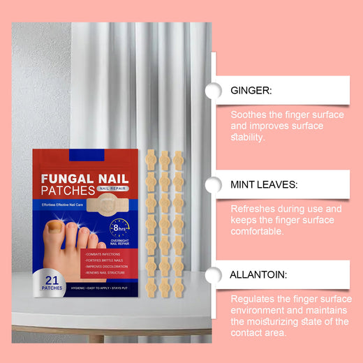 Overnight Nail Repair Patches for Discolored Brittle Nails