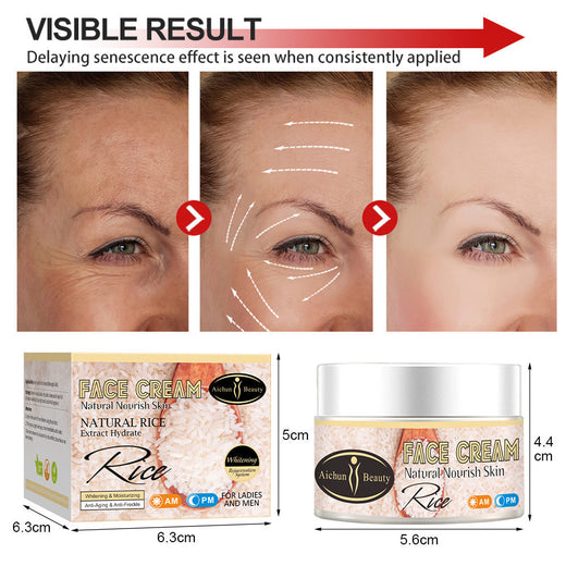 Rice Face Cream for Hydrated, Brighter-Looking Skin