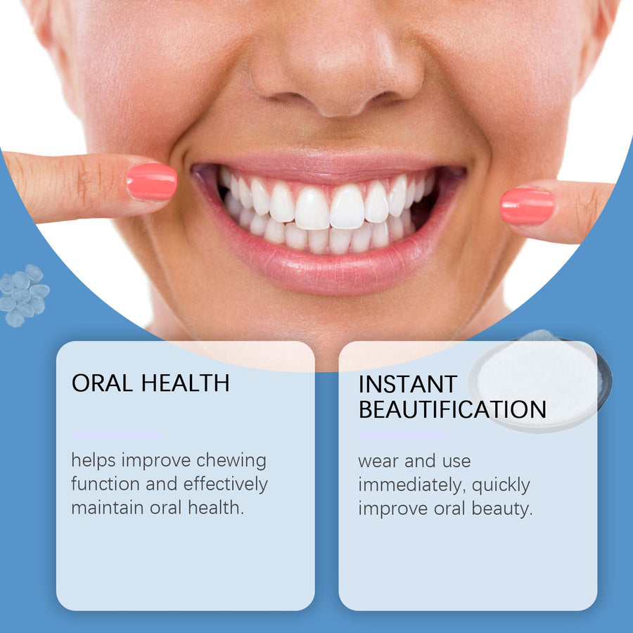Silicone Dentures for Instant Smile — Cover Gaps, Missing