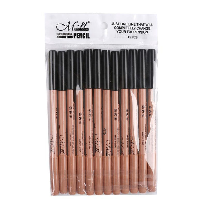 2-in-1 Eyebrow Concealer Pencil Set, 12-Piece Kit