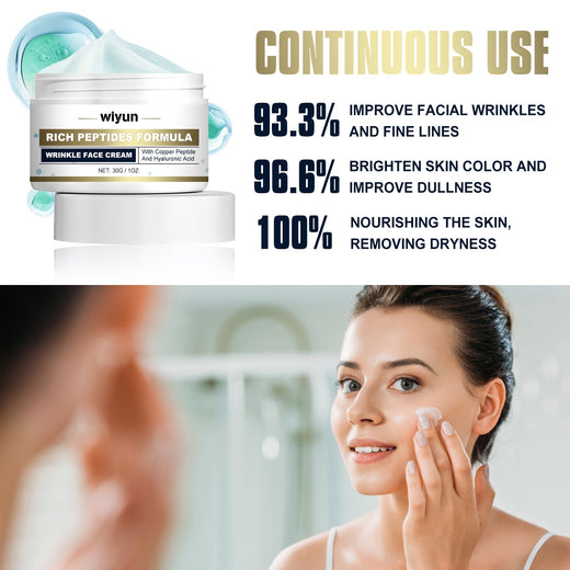 Copper Peptide Face Cream for Fine Lines & Firmness
