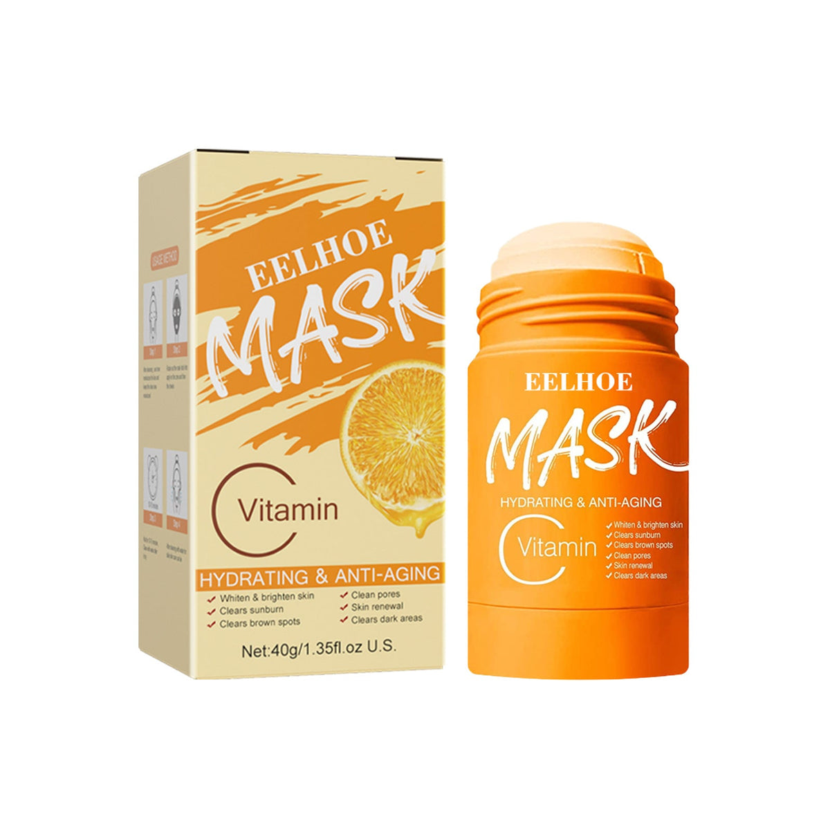 Solid Mud Mask Stick Trio for Oil Control & Glow