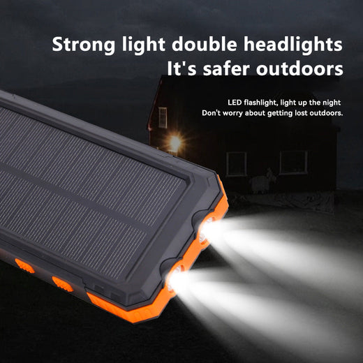 Solar Power Bank 20000mAh — Never Run Out of Power Outdoors