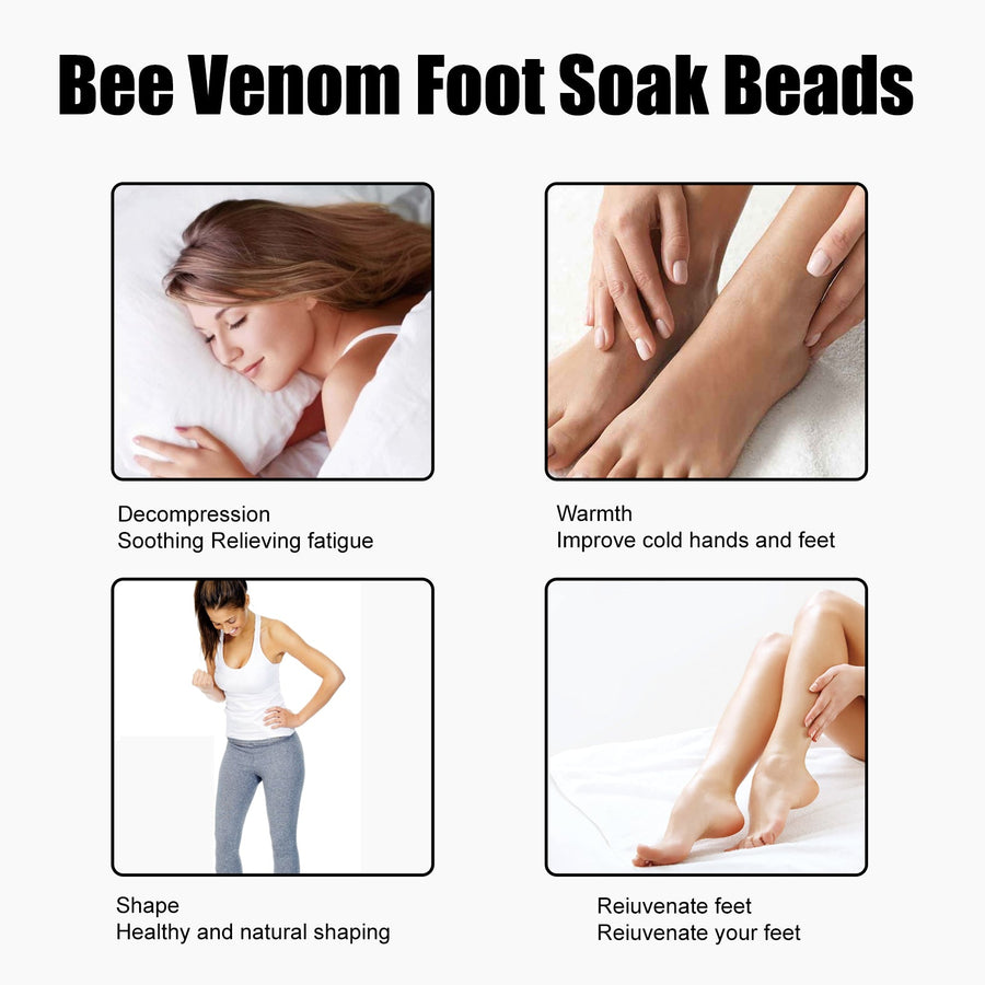 Bee Venom Foot Soak Beads for Swollen Tired Legs